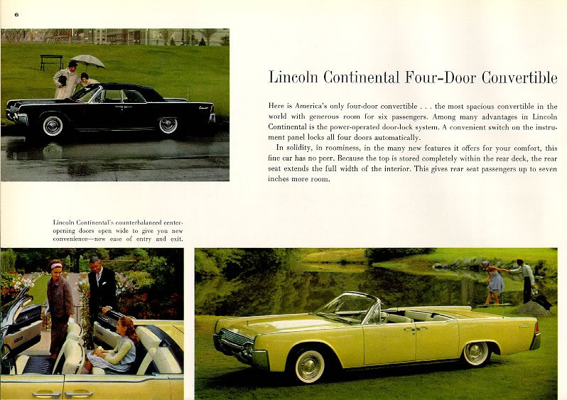 1961 Lincoln Continental Brochure Page 8